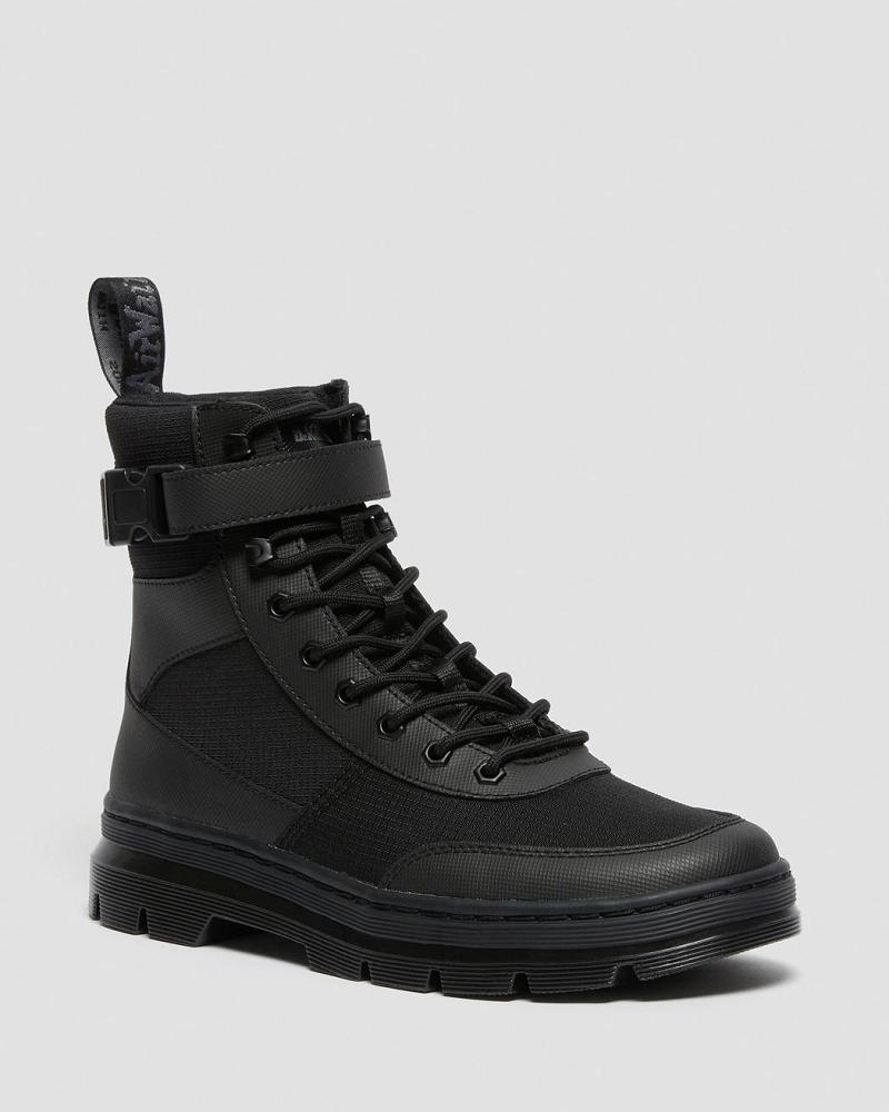 Dr Martens Combs Tech Poly Ankelstøvler Dame Sort | DK 53SGL